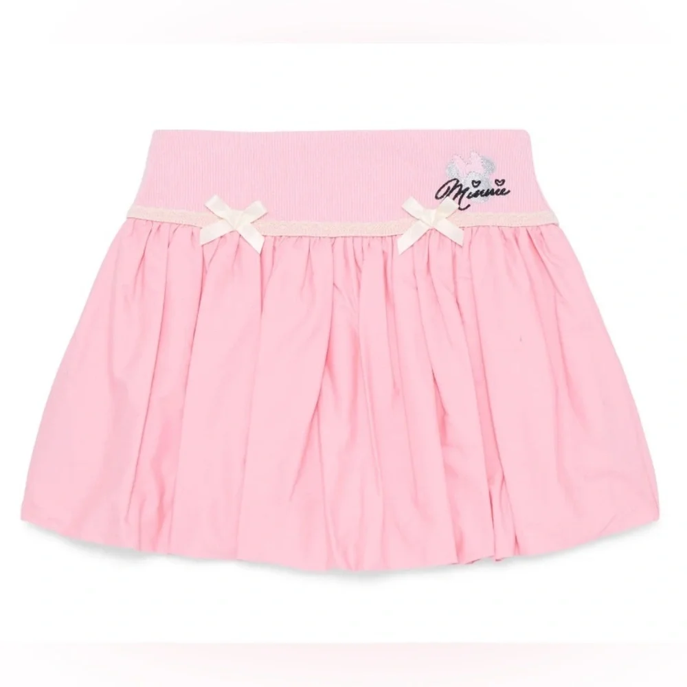 Disney Minnie Mouse Pink Bubble Skirt Size S (6/6x) - Picture 1 of 6